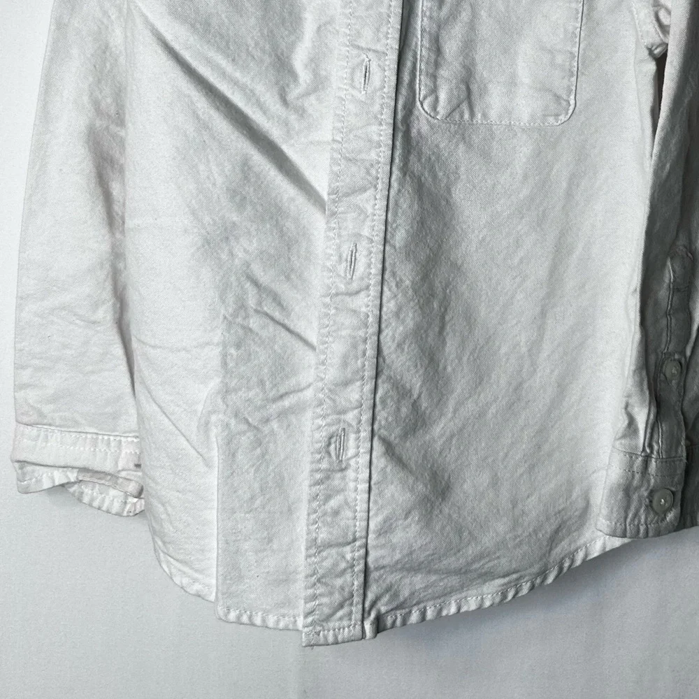 005 The Children's Place White Casual Button-Down Shirt Boys Toddlers Size 4T